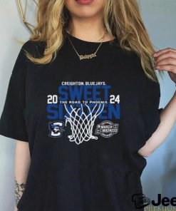 Creighton Bluejays 2024 Sweet 16 The Road To Phoenix Shirt