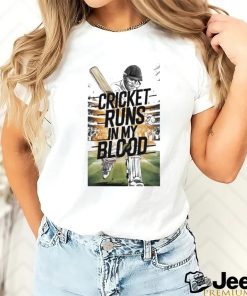 Cricket Runs In My Blood T shirt