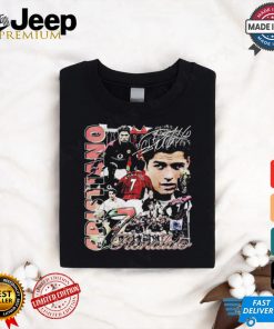 Cristiano Ronaldo CR7 player football signature vintage shirt