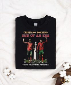 Cristiano Ronaldo End Of An Era 2004 2024 Thank You For The Memories T Shirt