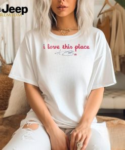 Cristopher Sanchez Alec Bohm I Love This Place Ladies Boyfriend Shirt