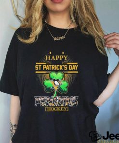 Cross Happy St Patrick’s Day Pittsburgh Penguins Hockey Shirt