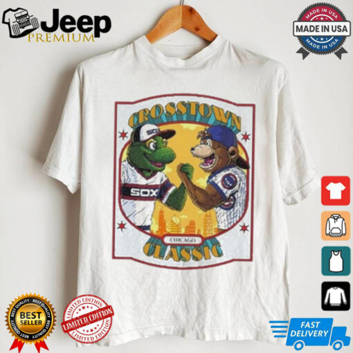 Crosstown Classic Chicago Topps Baseball Chicago Cubs Vs Chicago White Sox Mascot 2024 Shirts