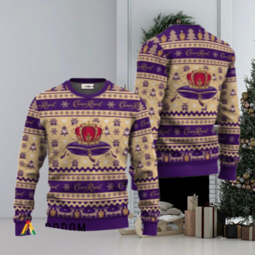 Crown Royal Festive All Over Ugly Sweater