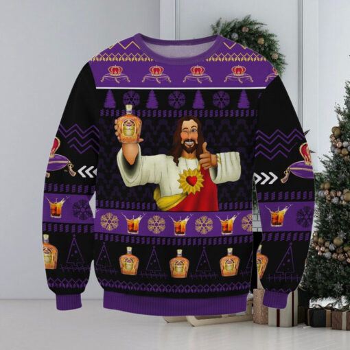 Crown Royal Jesus Like Ugly Sweater