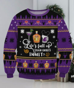 Crown Royal Life Choices Ugly Sweater