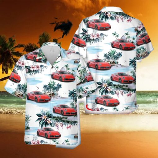 Custom Car Porsche 911 Hawaiian Shirt