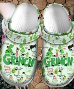 Custom Christmas Grinch Shoes Crocs