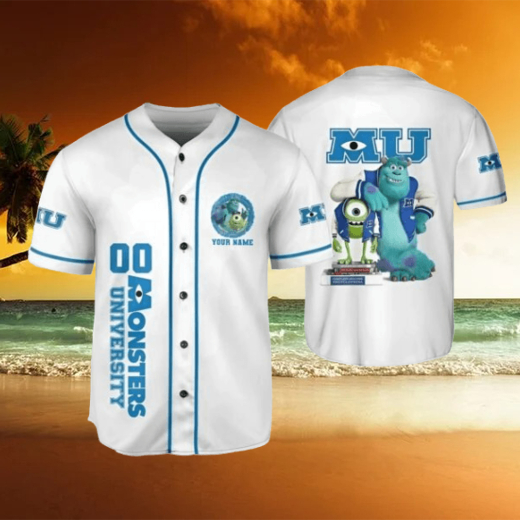 Custom Disney Monsters Inc University Baseball Jersey