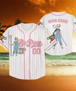 Custom Disney Toy Story Bo Peep Baseball Jersey