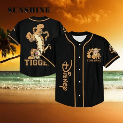 Custom Disney Winnie The Pooh Tigger Dancing Baseball Jersey Winnie The Pooh Gifts