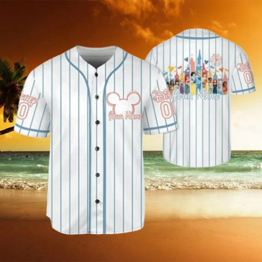 Custom Disneyland Princess Jersey Baseball Team Jersey Princess Eras Jersey