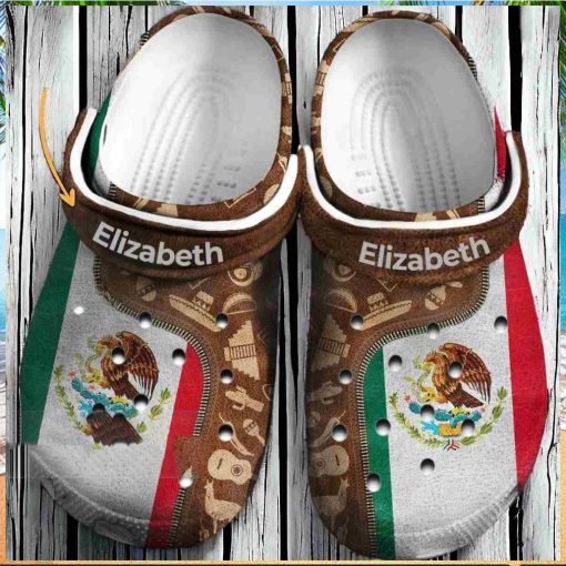 Custom Mexico Flag And Symbols