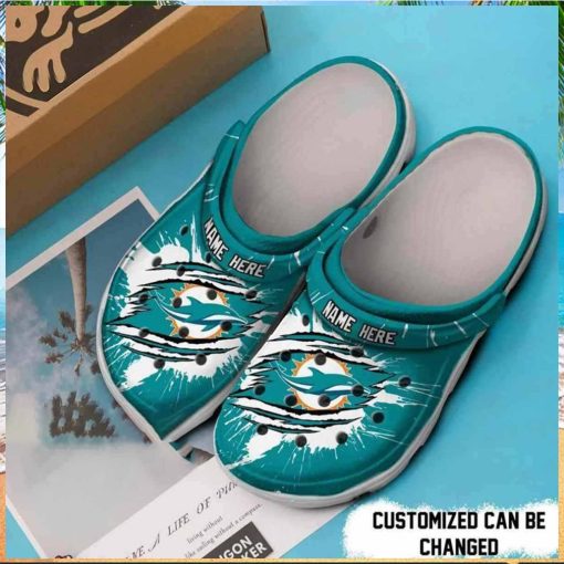Custom Miami Dolphins Crocs