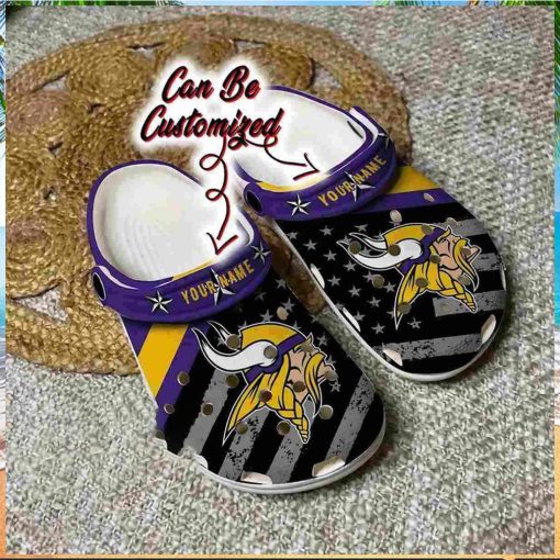 Custom Minnesota Vikings Crocs