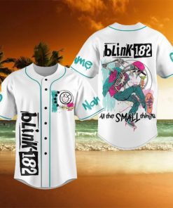 Custom Name And Number Blink 182 Baseball Jersey Shirt