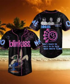 Custom Name And Number Blink 182 One More Time Baseball Jersey Shirt