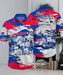 Custom Name Buffalo Bills Best Granpa Ever Hawaiian Shirt