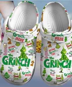 Custom Name Grinch Christmas Shoes Crocs