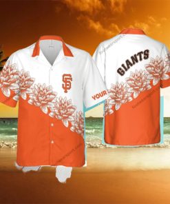 Custom Name MLB San Francisco Giants Hibiscus New AOP Hawaiian Shirt Flower For Men And Women