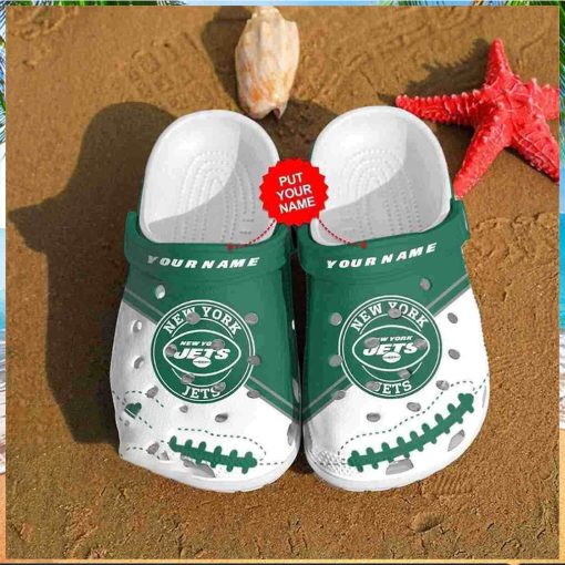 Custom Name New York Jets Crocs