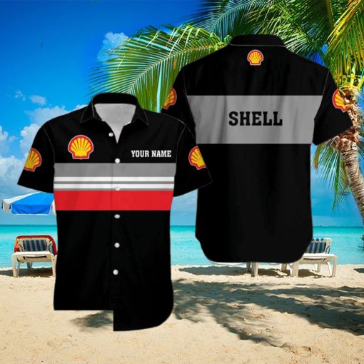 Custom Name Shell Vibrant Brand Beach Hawaiian Shirt Men And Women Gift