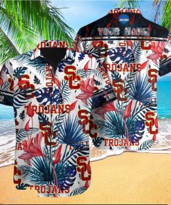 Custom Name USC Trojans NCAA Pacific Brand Aloha Hawaiian Shirt For Summer