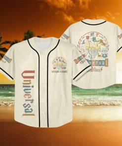 Custom Vintage Universal Studio Characters Baseball Jersey