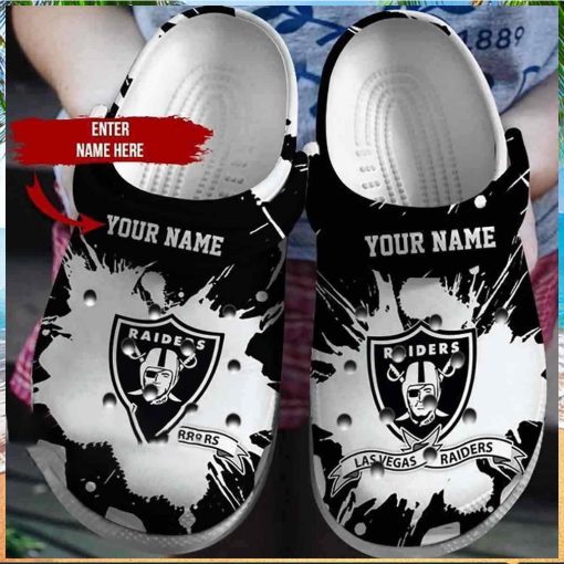 Customized Las Vegas Raiders Crocs