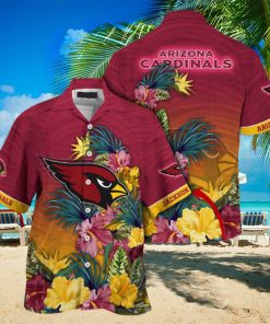 Customized NFL Arizona Cardinals Hawaii Shirt Tropical Flower Aloha Shirt