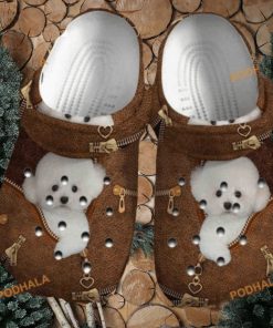 Cute Bichon Frise Puppy Clog Crocs for Bichon Frise Fans