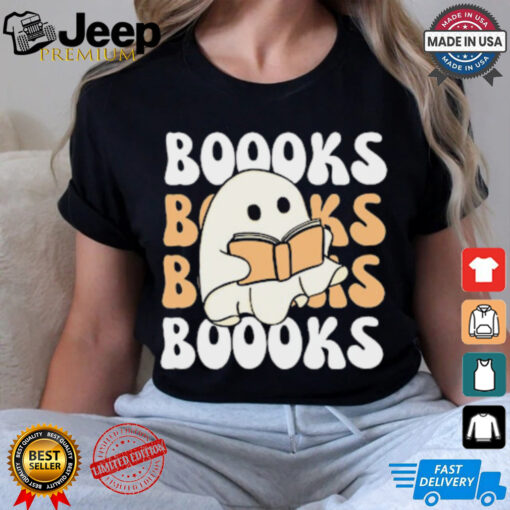 Cute Ghost Reading T Shirt