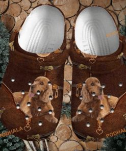 Cute Irish Setter Print Dog Lover Gift Puppy Crocs Shoes