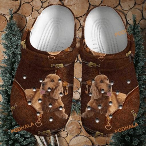 Cute Irish Setter Print Dog Lover Gift Puppy Crocs Shoes