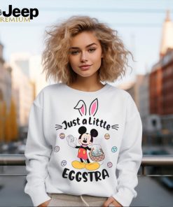 Cute Mickey Just A Little Eggstra shirt