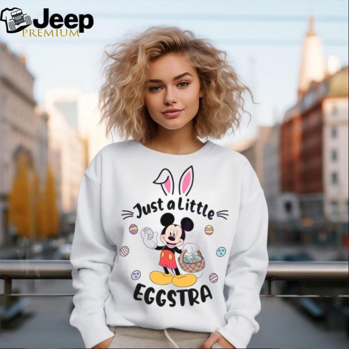 Cute Mickey Just A Little Eggstra shirt