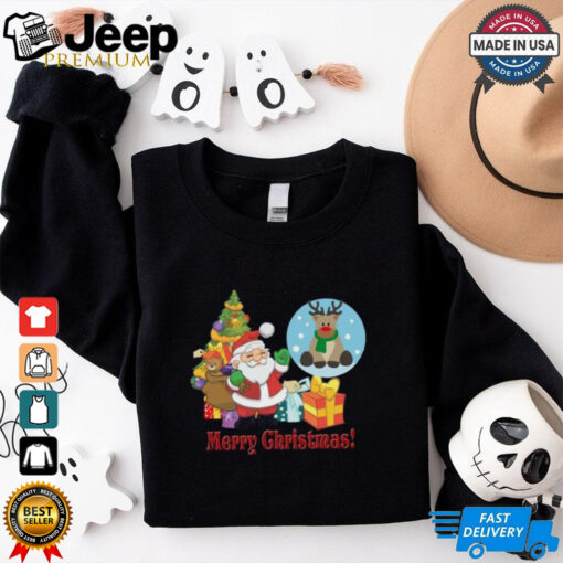 Cute Santa And Gifts For Christmas shirt