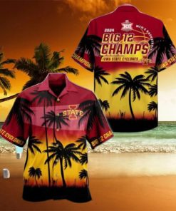 Cyclones 2024 Big 12 Men’s Basketball Conference Tournament Champions Hawaiian Shirt