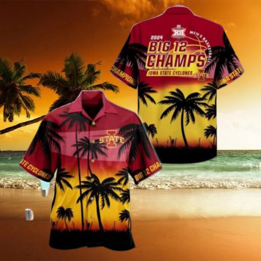 Cyclones 2024 Big 12 Men’s Basketball Conference Tournament Champions Hawaiian Shirt