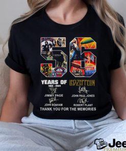 56 Year Of Led Zeppelin Thank You For The Memories Shirt