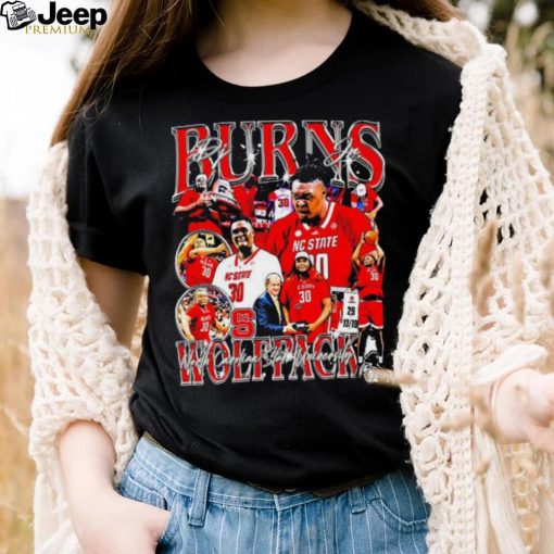 DJ Burns Jr. college basketball player NC State Wolfpack North Carolina State University shirt