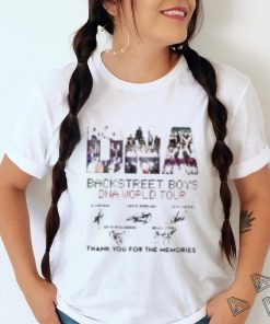 DNA Backstreet Boys DNA World Tour Thank You For The Memories T Shirt