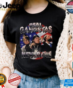 DONALD TRUMP REAL GANGSTAS NEVER PASS SHIRT