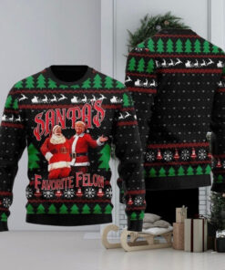 Santa’s Favorite Felon Trump Ugly Christmas Sweater