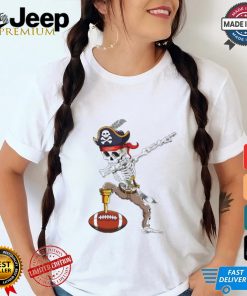 Dab Skeleton Funny Dabbing Skeleton Pirate Football shirt