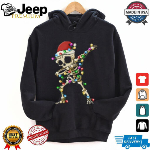 Dabbing Skeleton Christmas Crewneck shirt