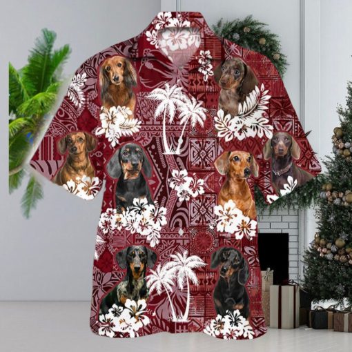 Dachshund Hawaiian Shirt Dog Aloha Shirt For Men Women Beach