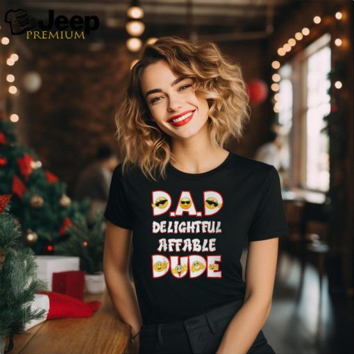 Dad Delightful Affable Dude Cool Fathers Day T Shirt