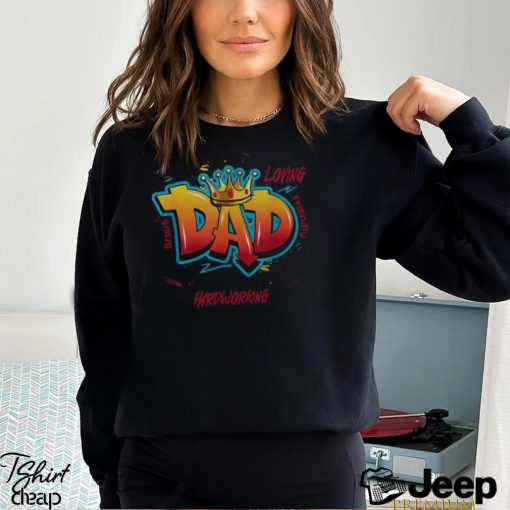 Dad Graffiti Man Of God Father’S Day For Dad Men’s T shirt