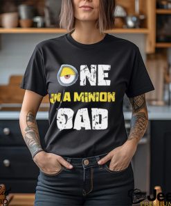 Dad One in a minion shirt